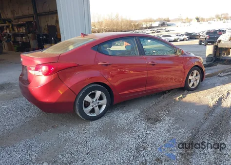 2013 Hyundai Elantra Gls из США, поврежденный, VIN 5NPDH4AE6DH241629